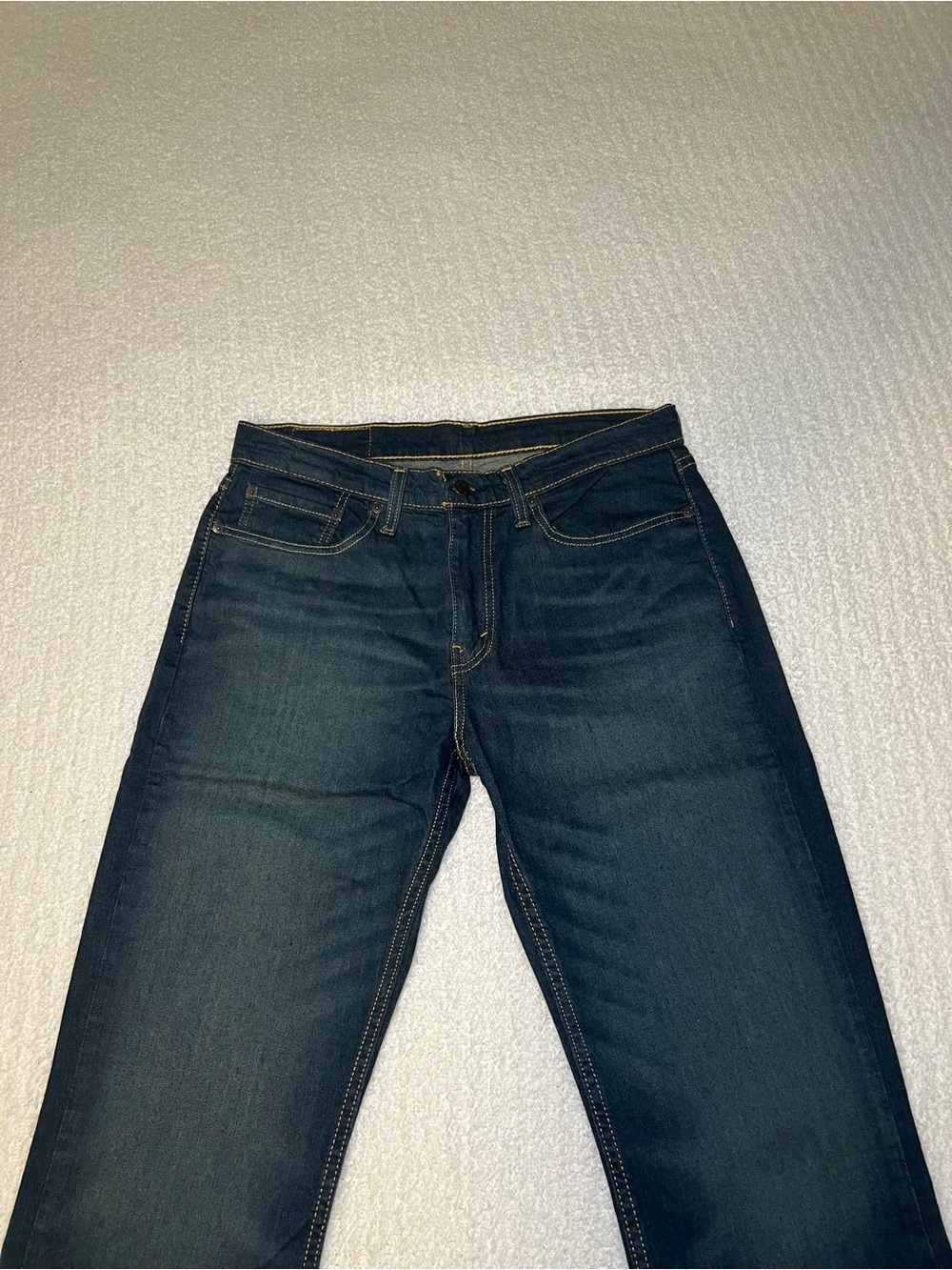 Levi's Men's Dark Wash Classic Straight Leg Jeans